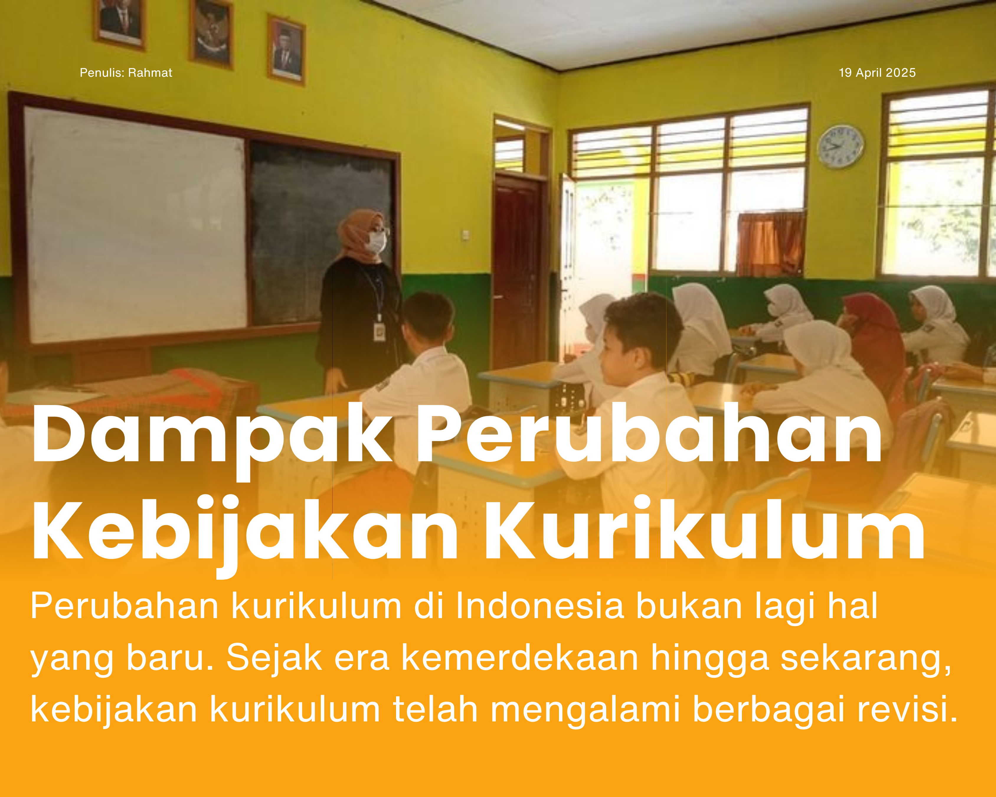 Cover for Dampak Perubahan Kebijakan Kurikulum