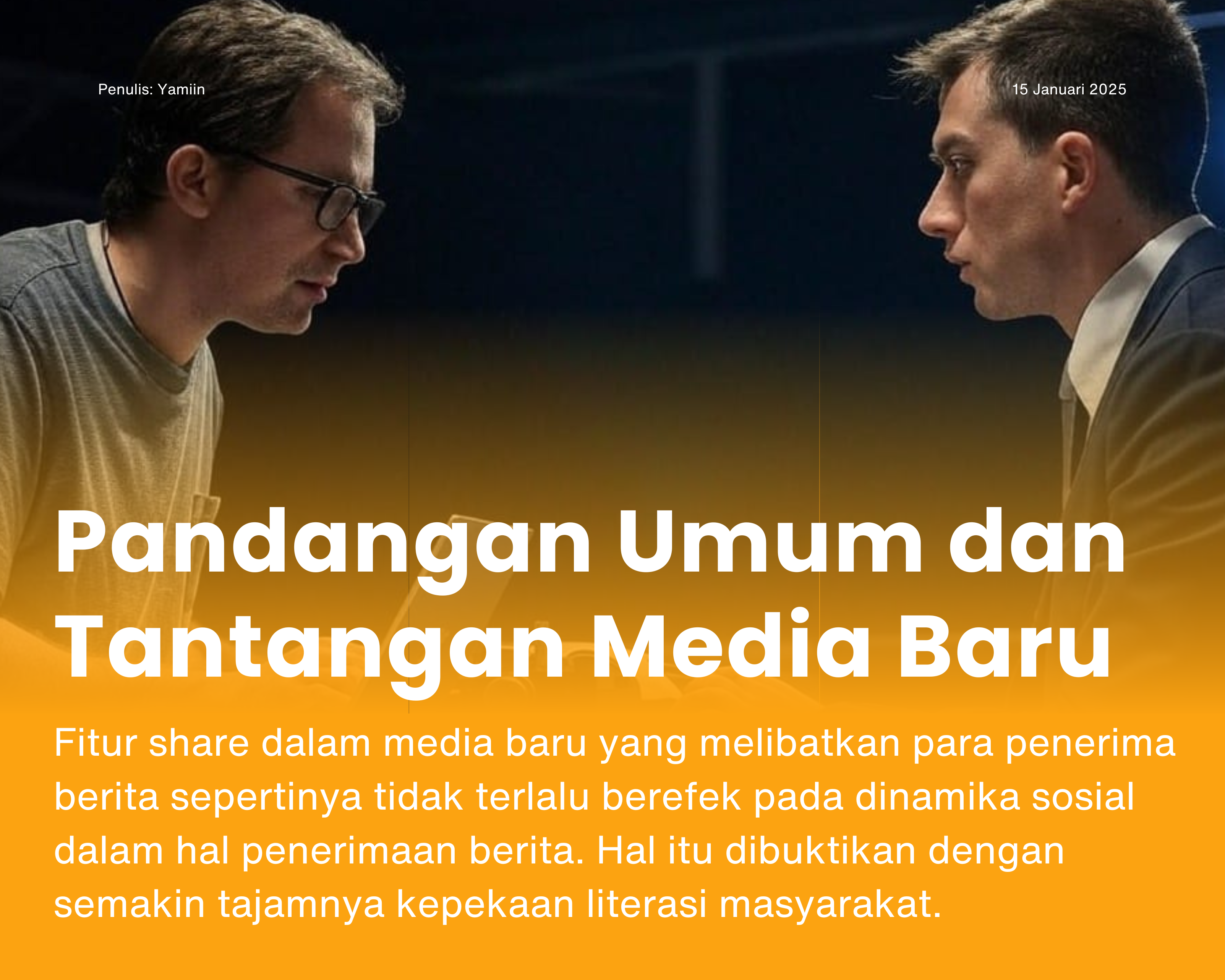 Cover for Pandangan Umum dan Tantangan Media Baru