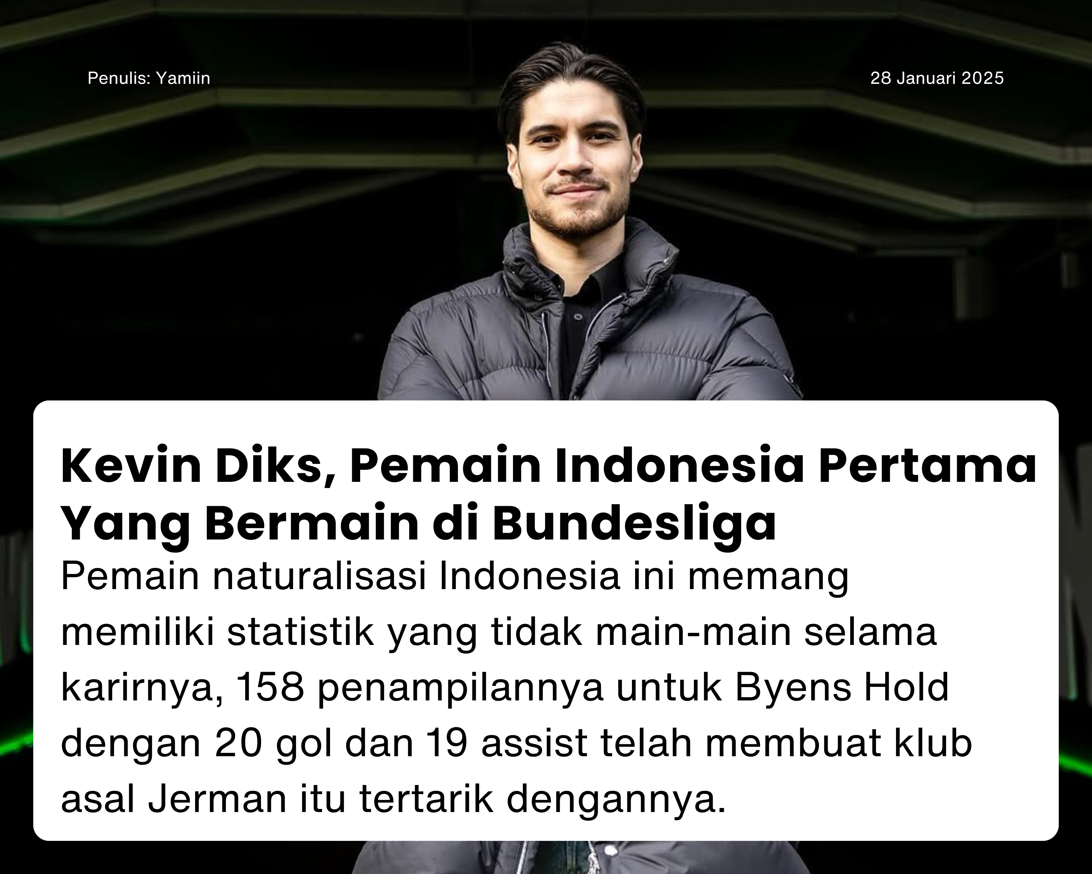 Cover for Kevin Diks, Pemain Indonesia Pertama Yang Bermain di Bundesliga