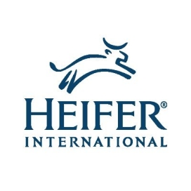 Logo of Heifer International.