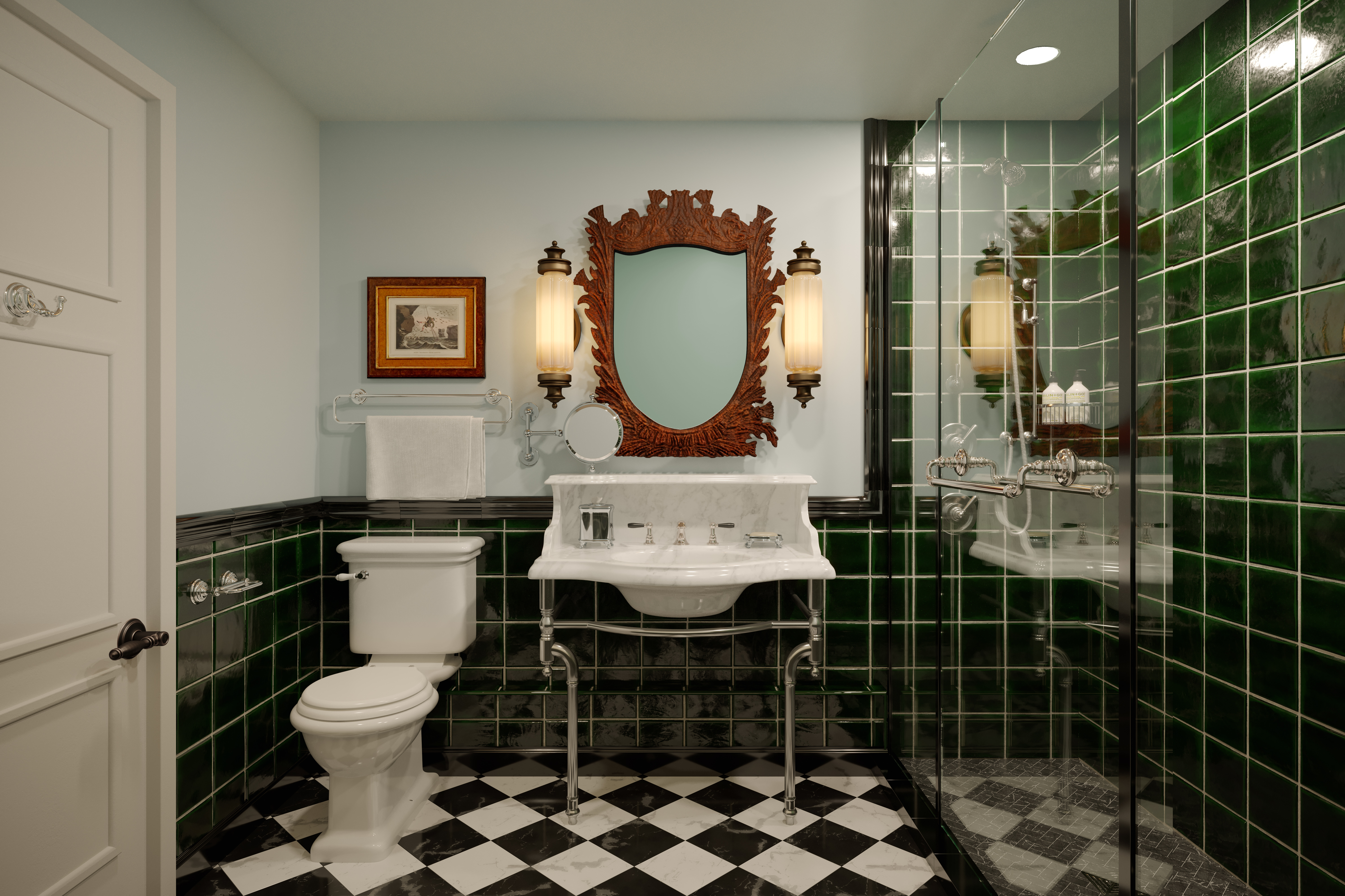 Marine Hotel Bathroom