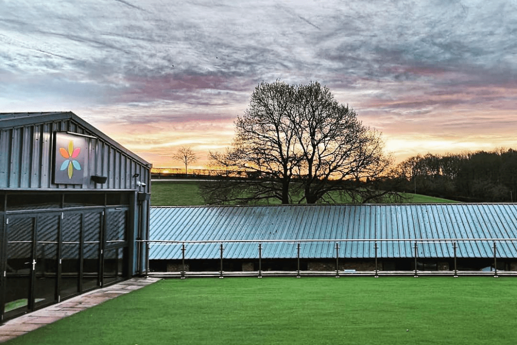 Moddershall Oaks   Made   Outdoor Training Terrace