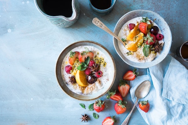 Self-care - wellbeing - nutrition - oatmeal