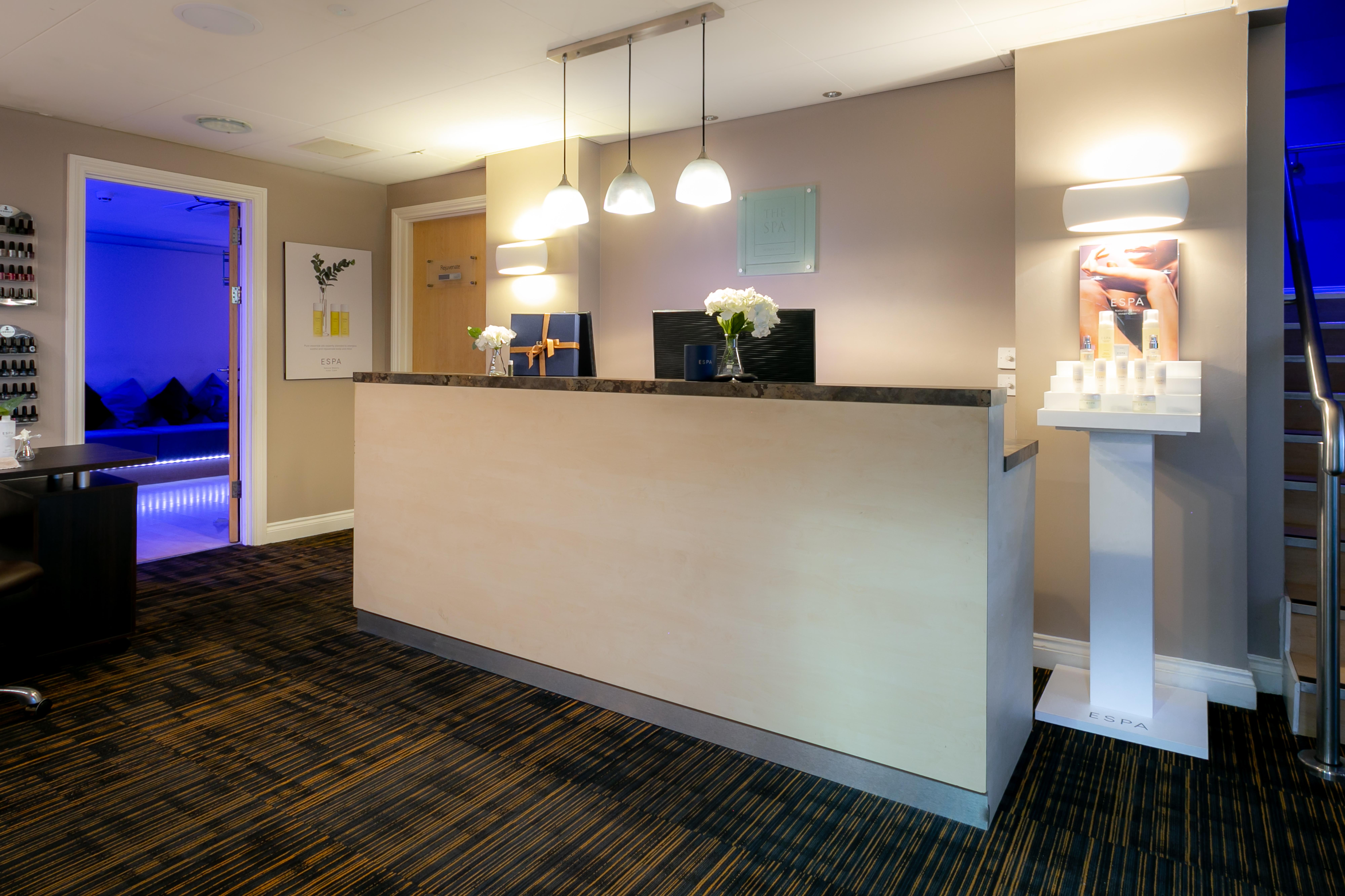 Q Park Royal   Spa Recpetion