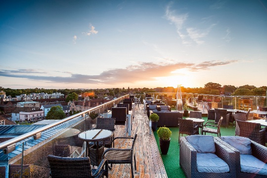 Ultra Stylish Spa Hotel Rooftop Bars
