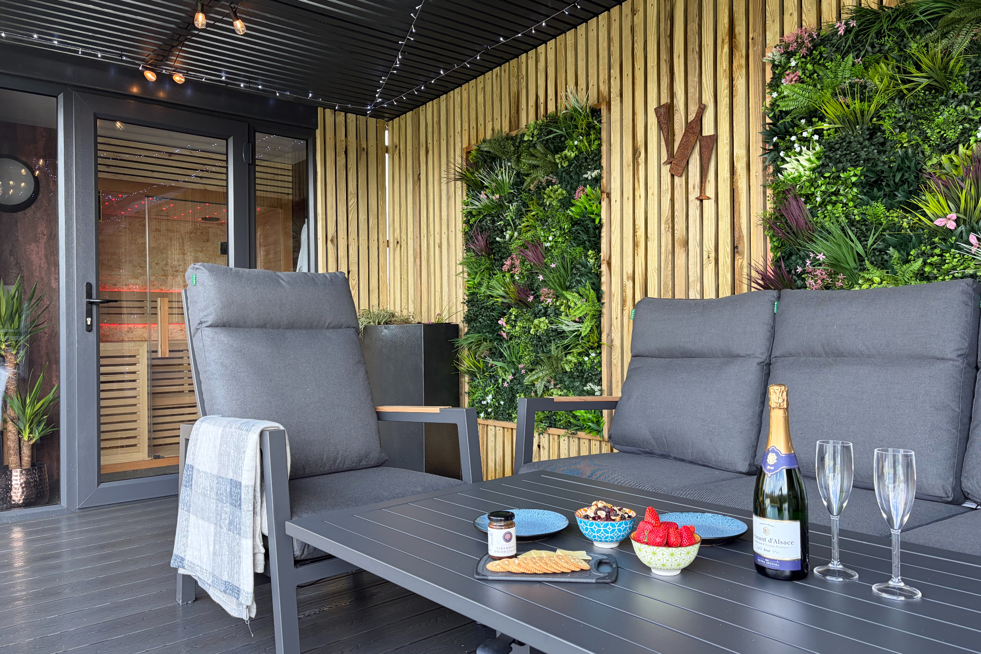 Picketts Barton Table On Decking