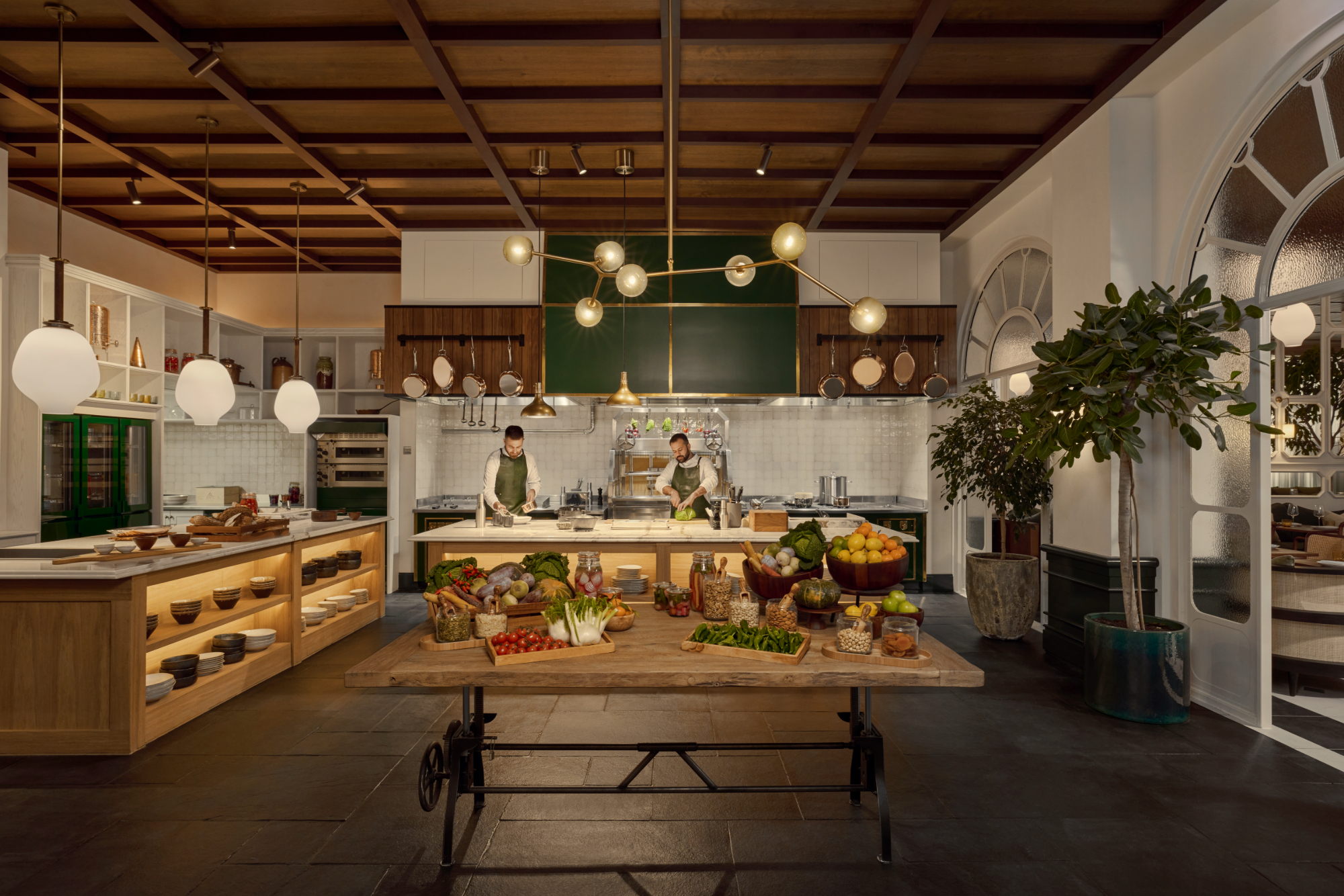 Six Senses London Whiteleys Kitchen Open Kitchen