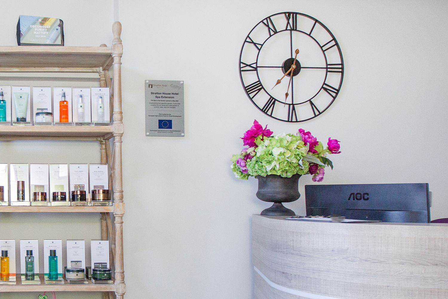 Stratton House   Spa Reception