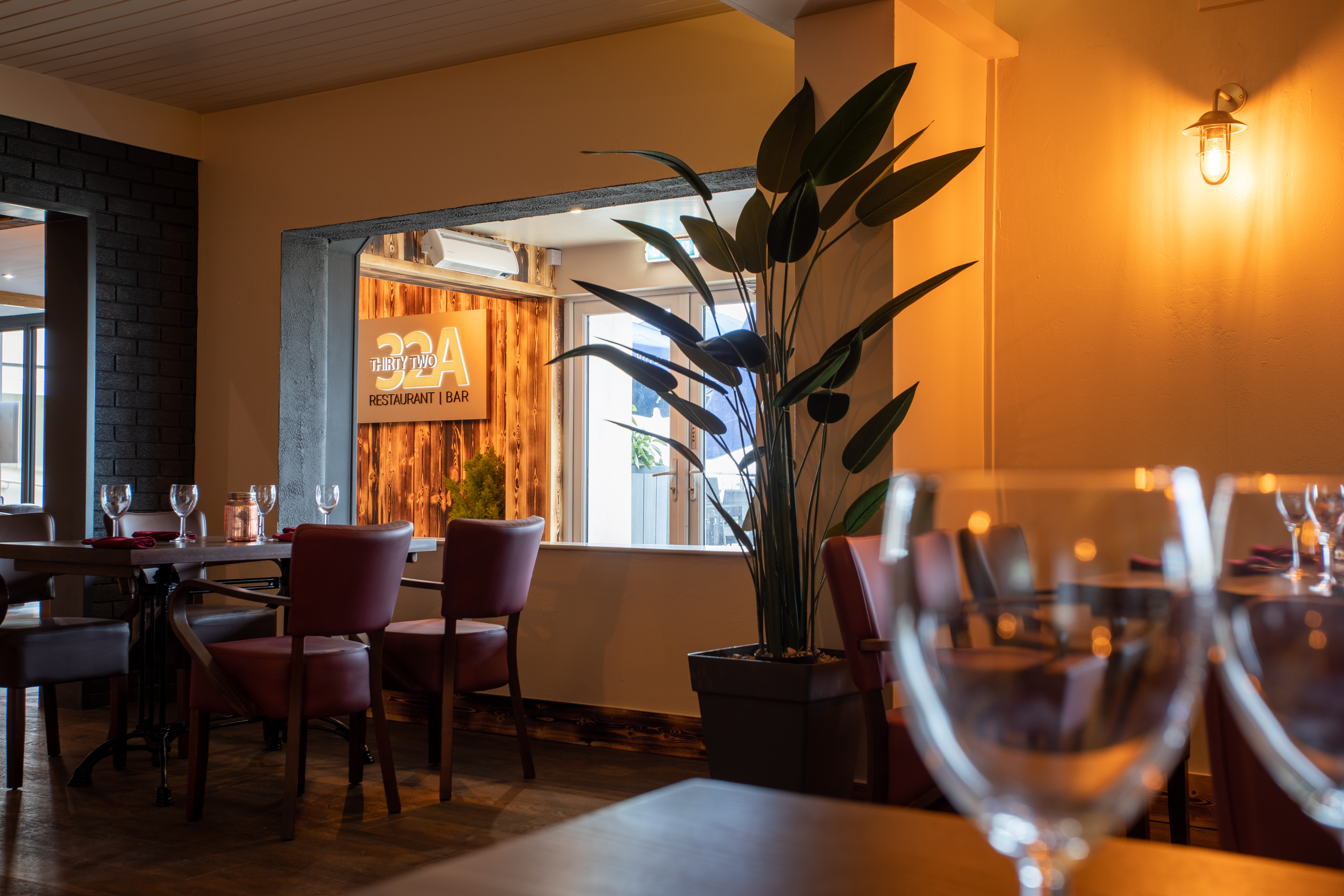 Restaurant And 32 A Sign