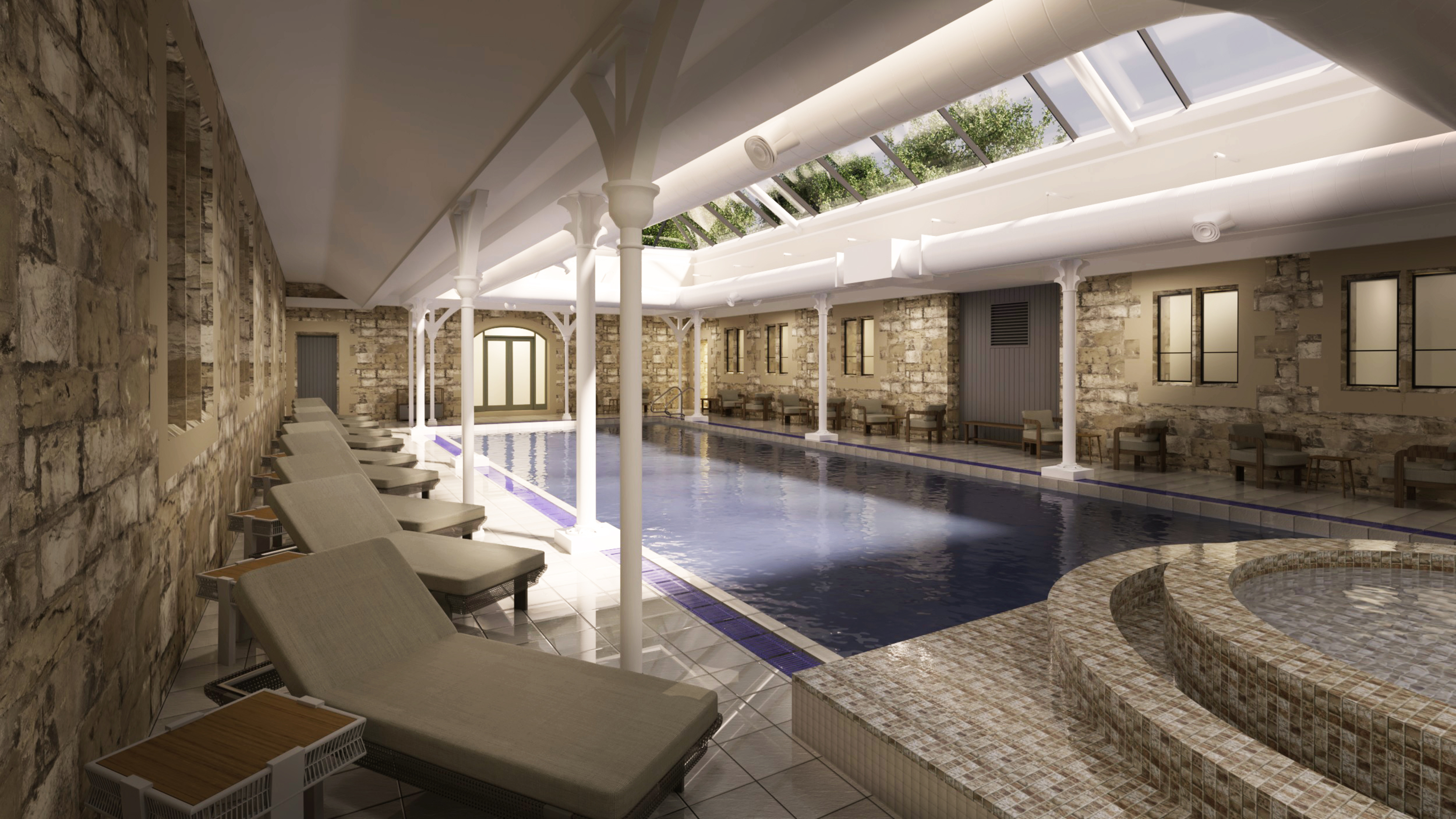 Thoresby Hall   Swimming Pool