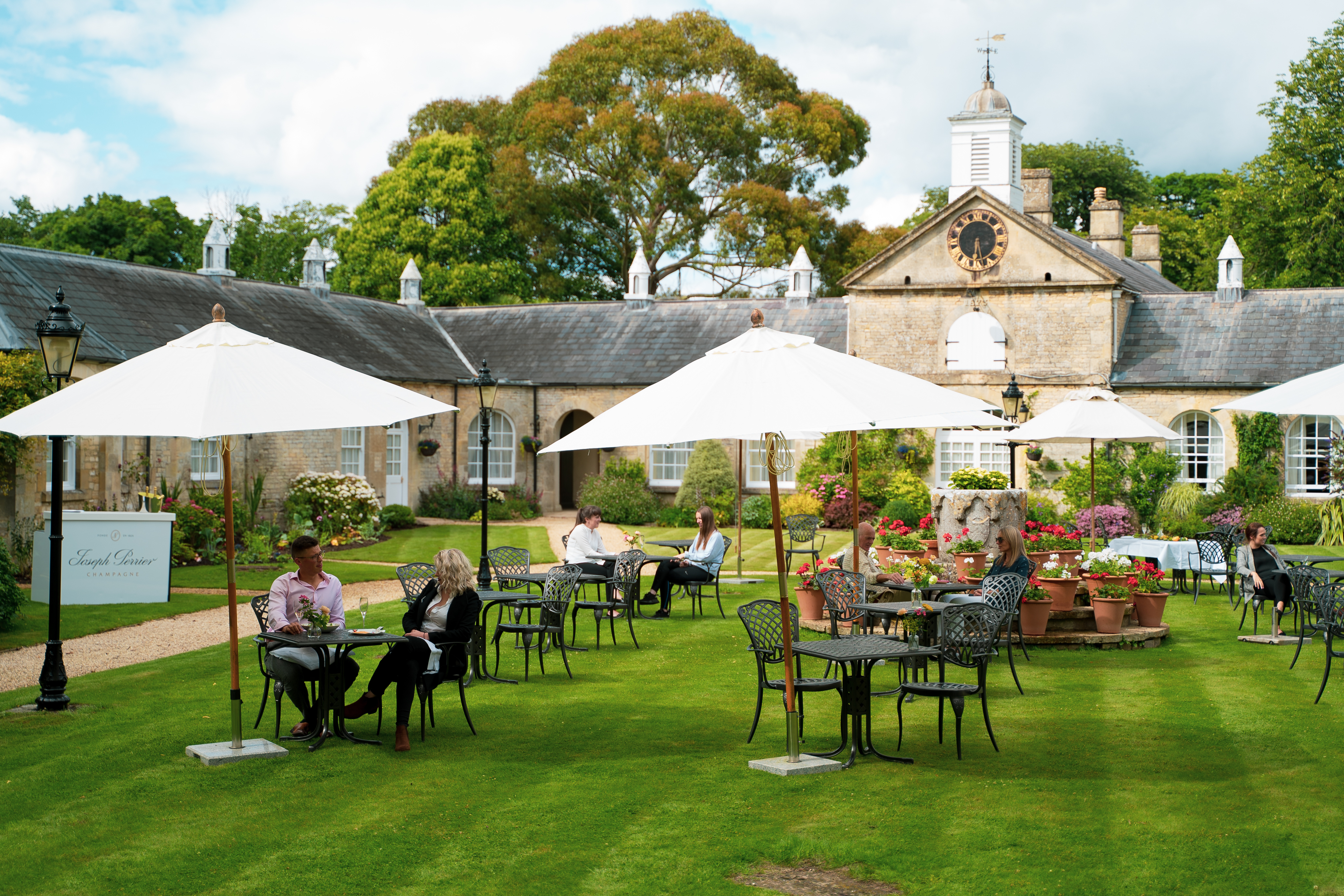 Lucknam Park   Outside Seating