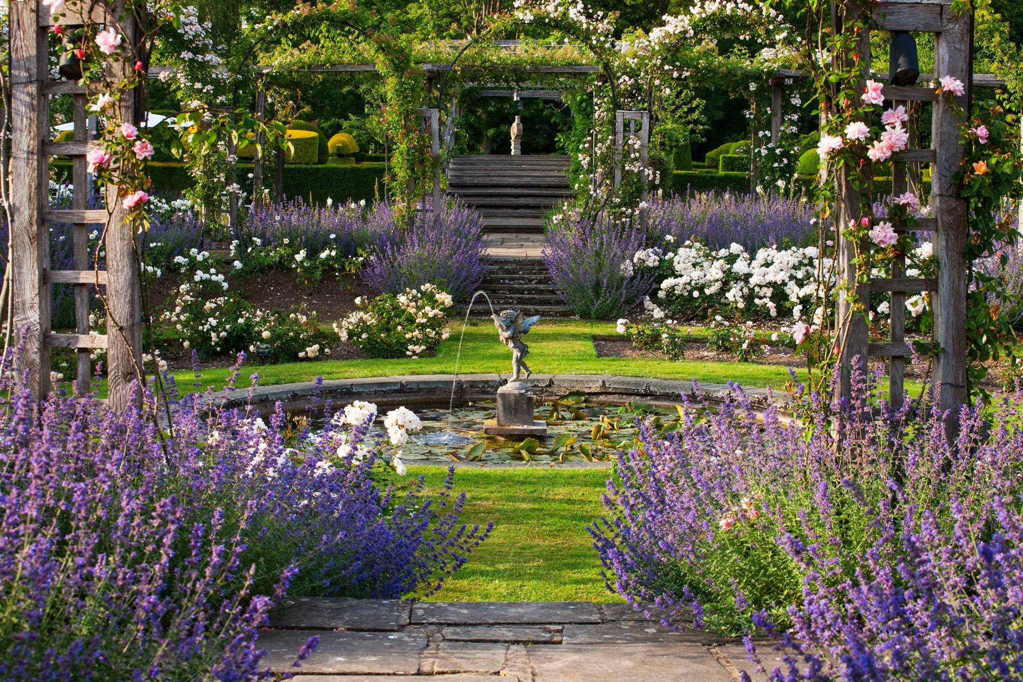 Rose Garden By Clive Nichols