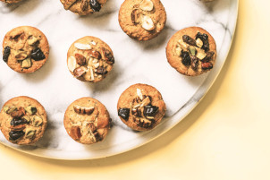 Healthy recipe: mini vegan mix-and-match muffins from Squirrel Sisters