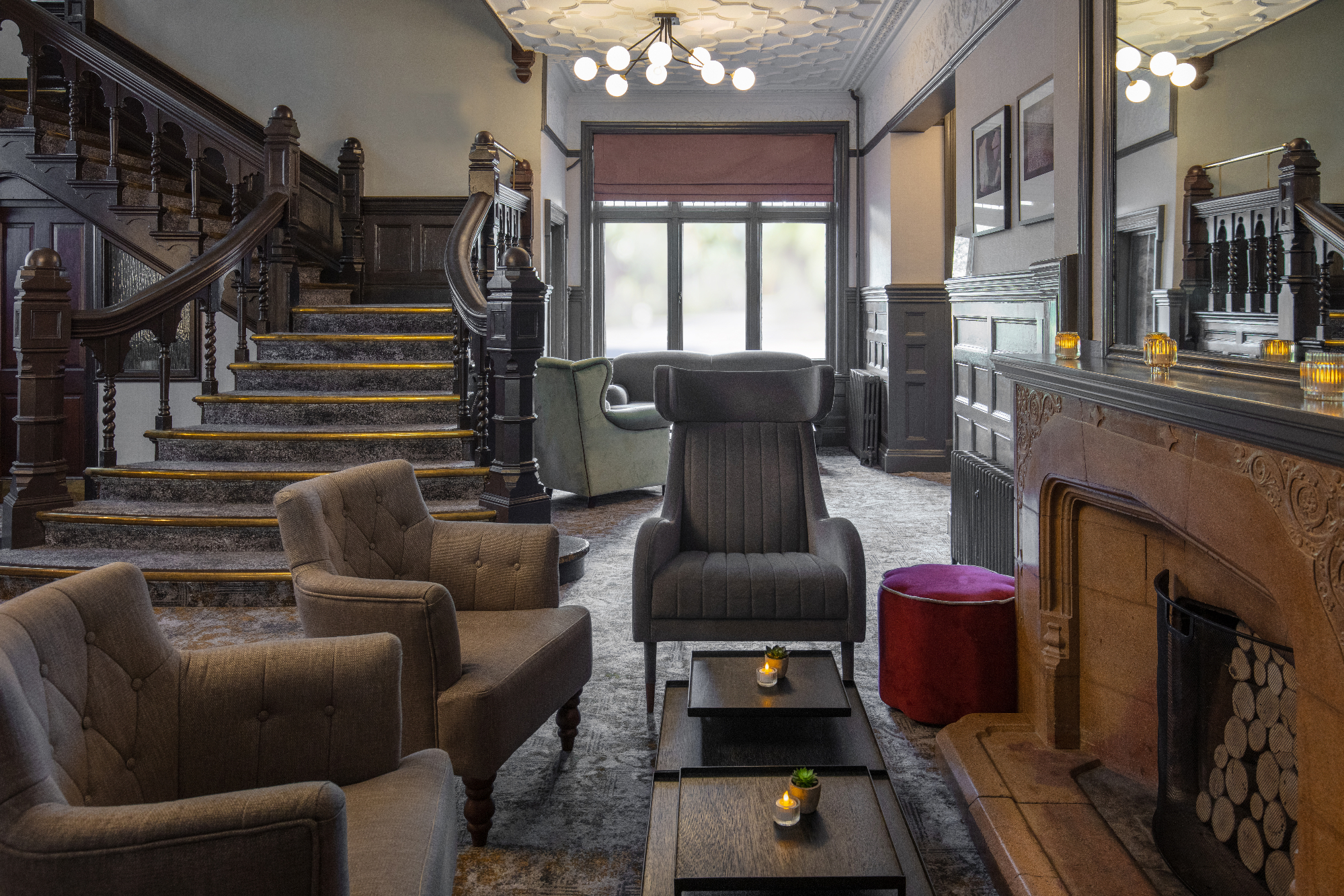 Chesford Grange Lounge Staircase