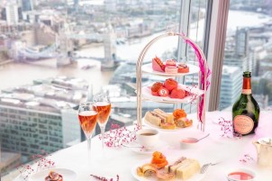 Shangri-La The Shard turns pink for Breast Cancer Awareness Month