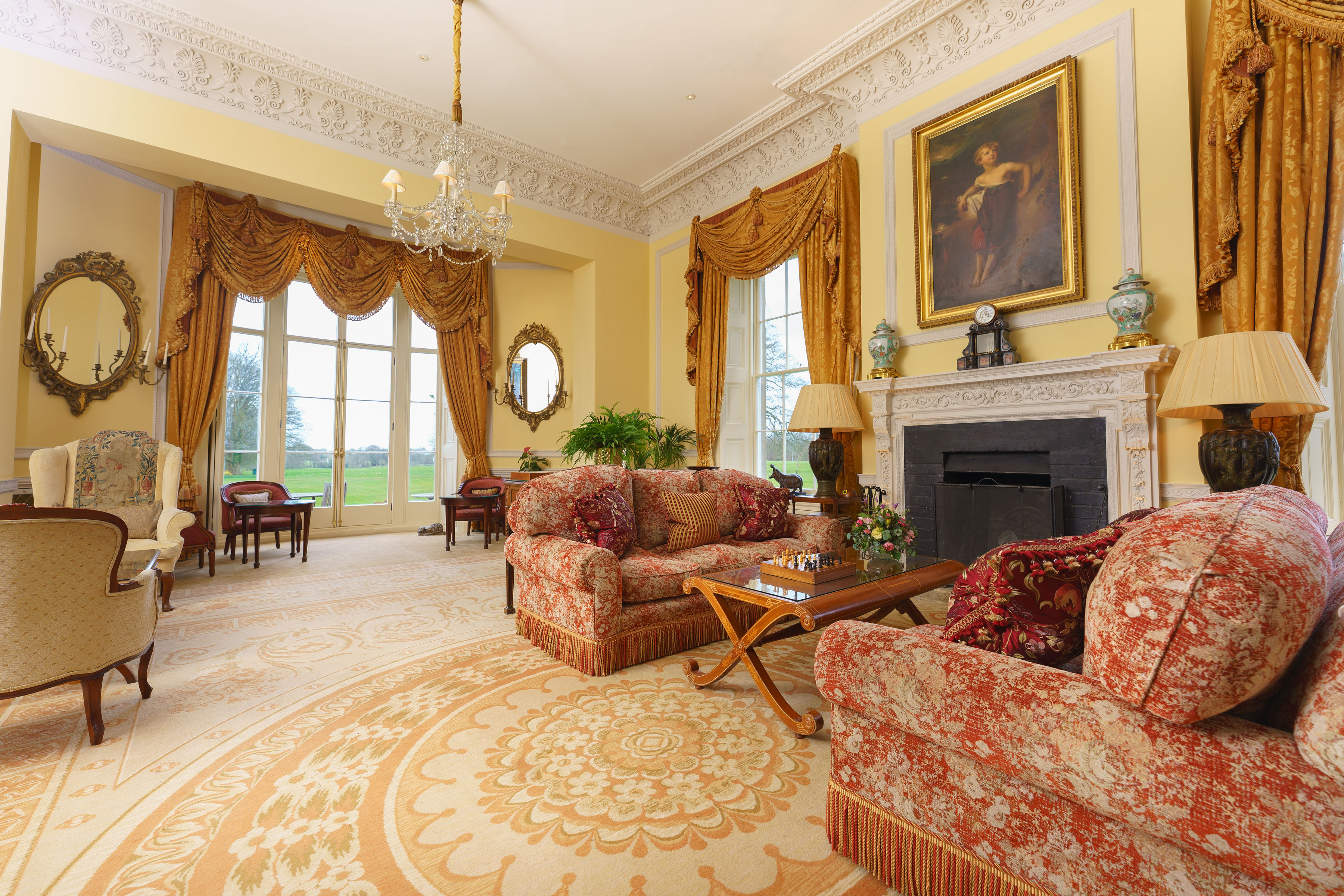 Lucknam Park   Drawing Room