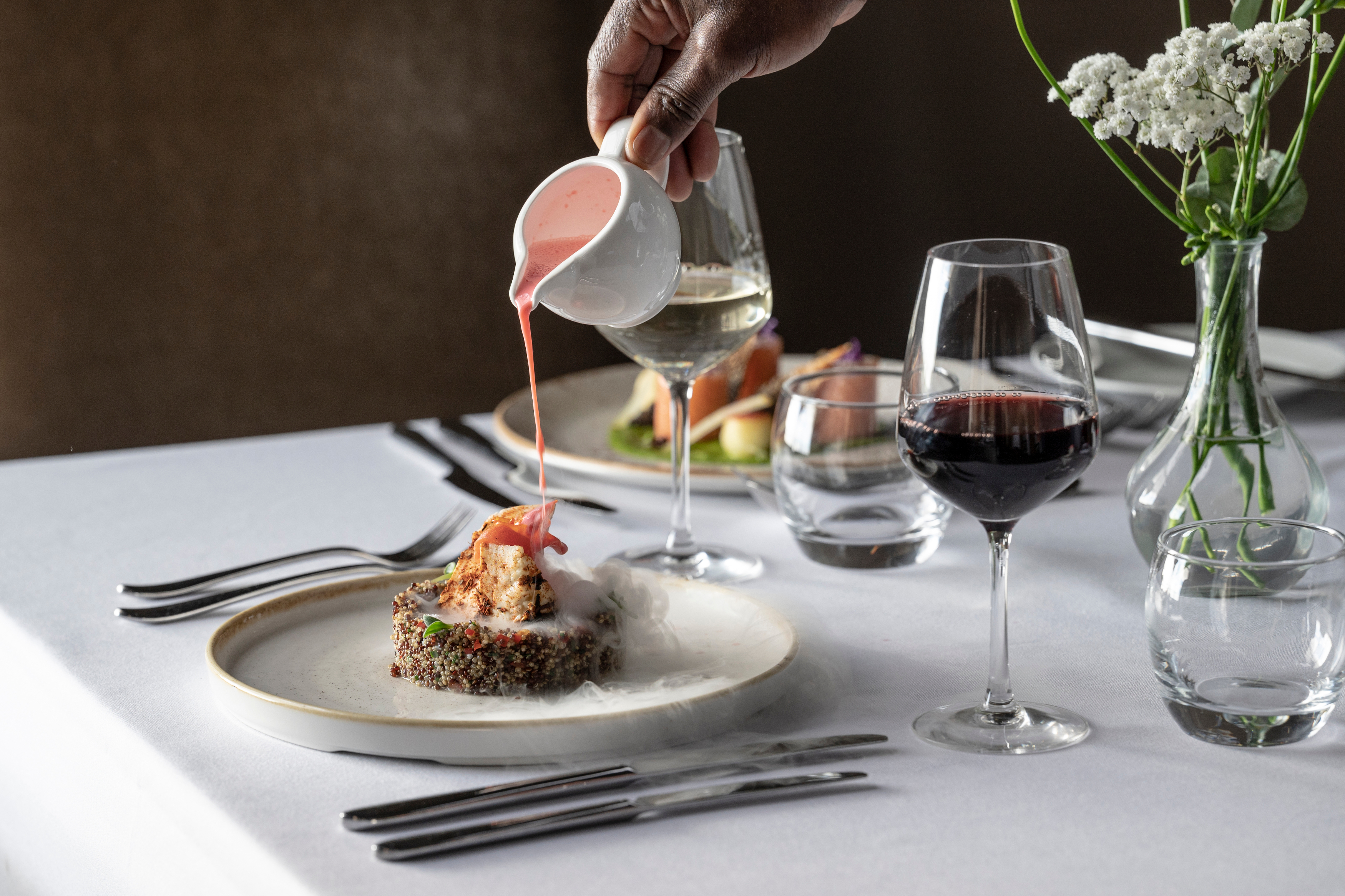 New Hall Hotel   Food