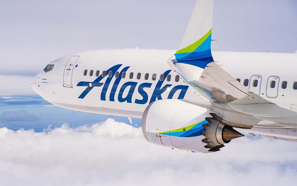 Alaska Airlines plane