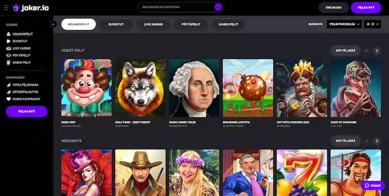 jokerio-pelit