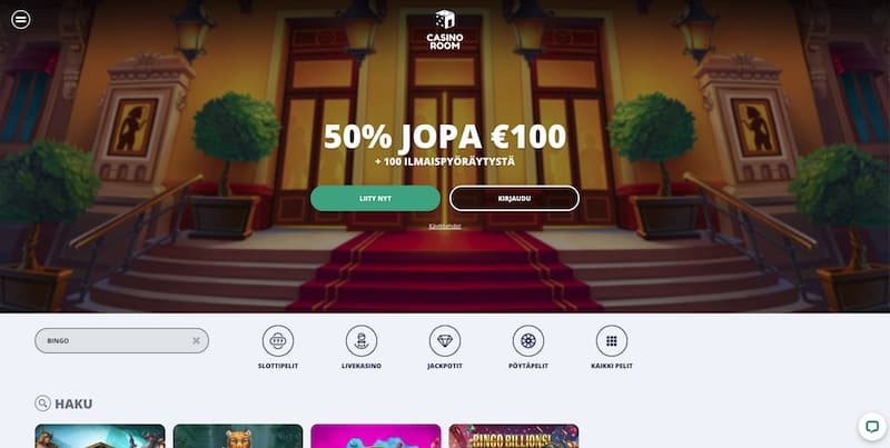 casinoroom-etusivu