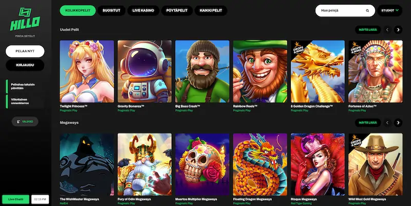 hillo-casino-pelit