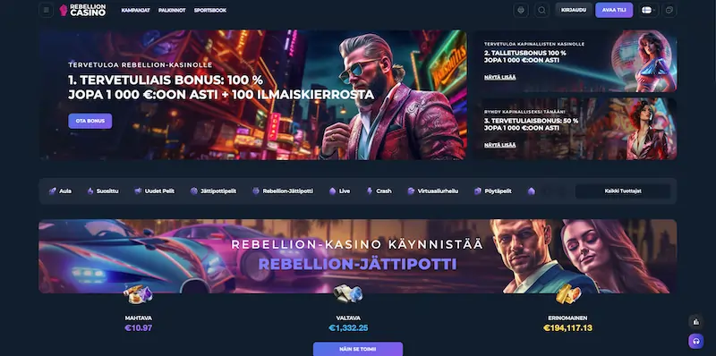 rebellion-casino-etusivu