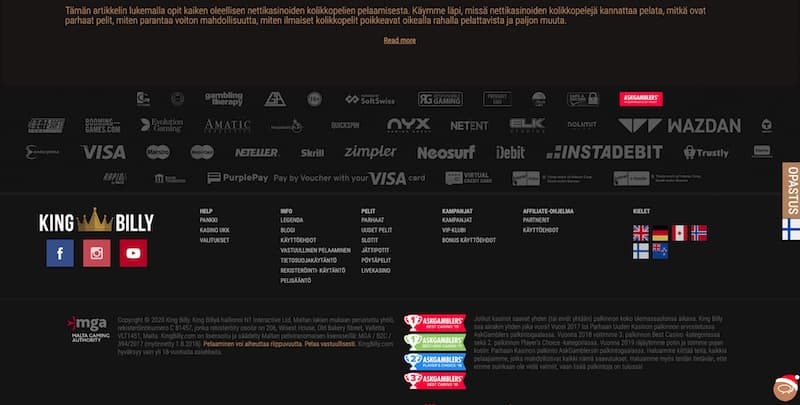 kingbilly-tiedot