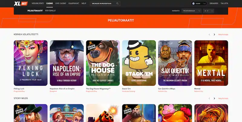 xlbet-pelit