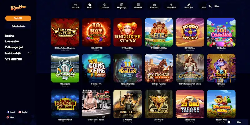 kunkku-kasino-pelit