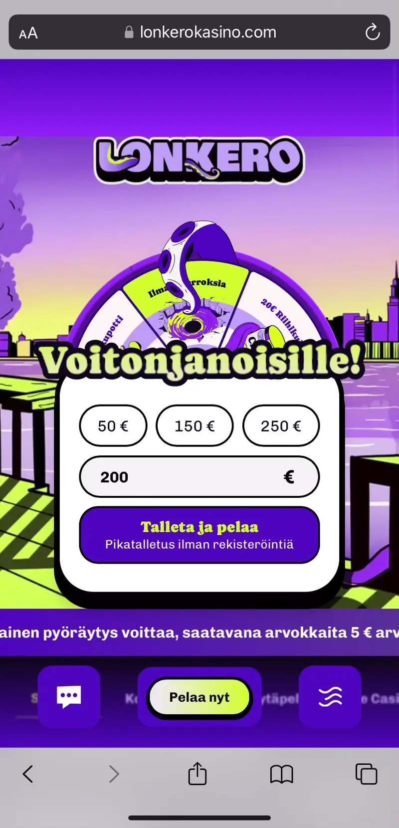 lonkero-kasino-esittely