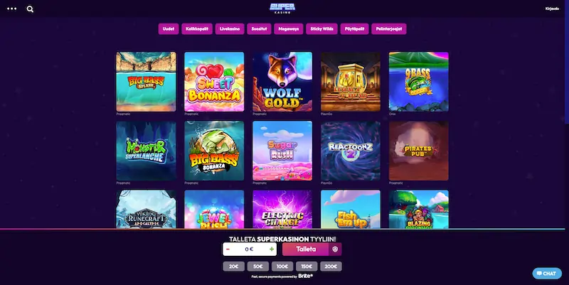 superkasino-pelit