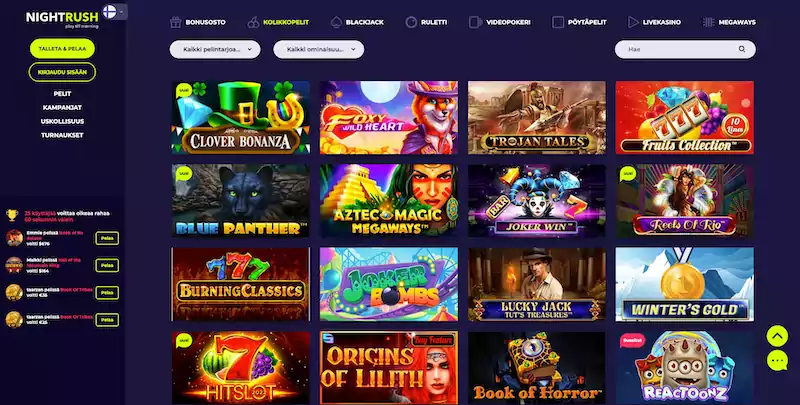 nightrush-pelit