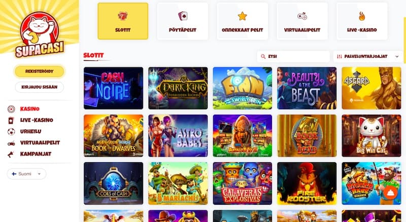 supacasi-pelit