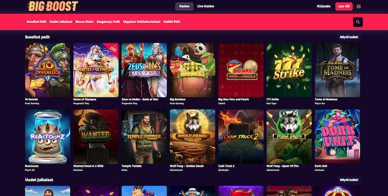 BigBoost casino