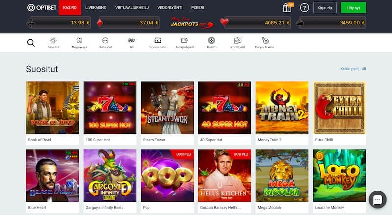 optibet-slotit