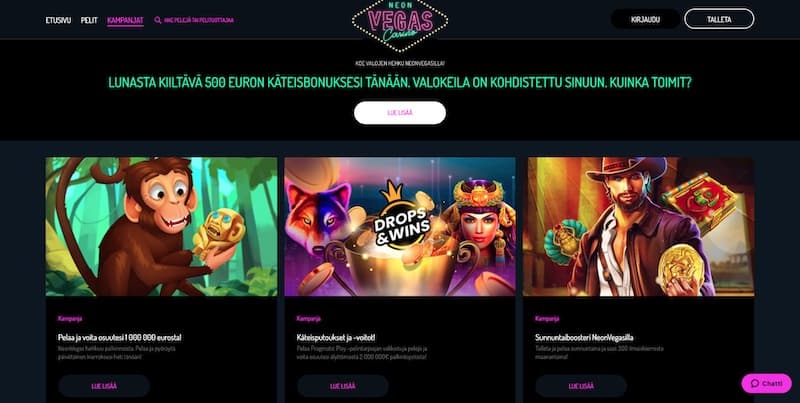 neonvegas-kampanjat