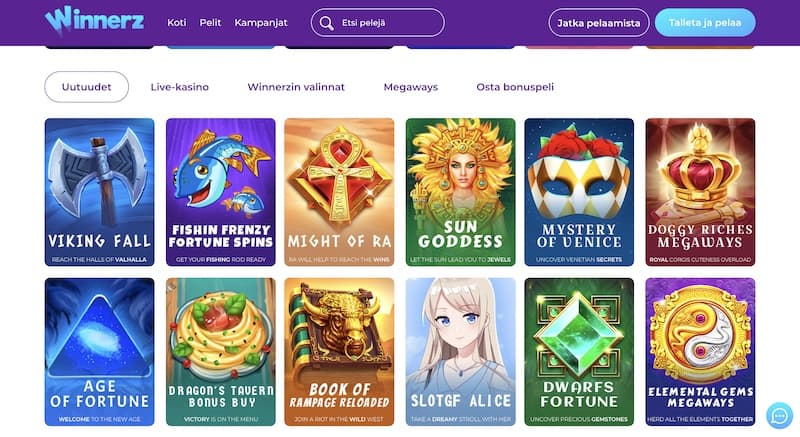 winnerz-pelit