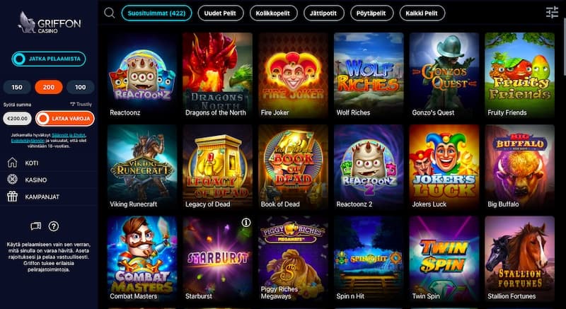 griffoncasino-slotit