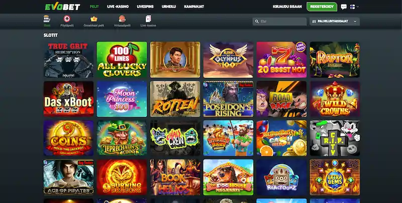 evobet-pelit