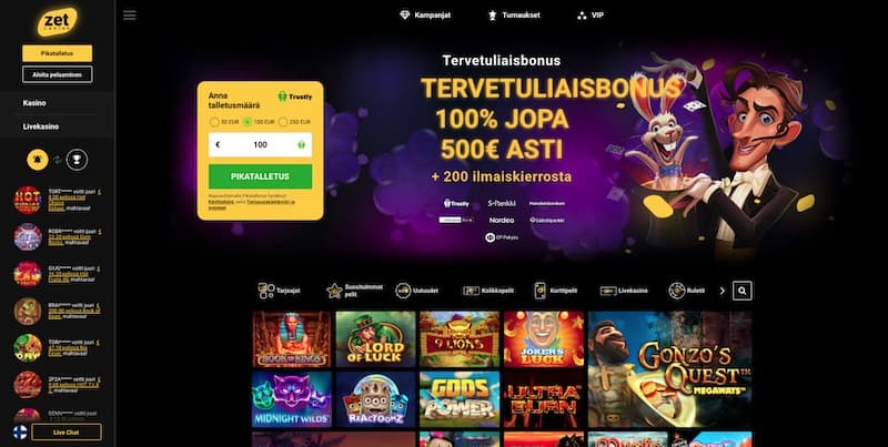 zetcasino-etusivu