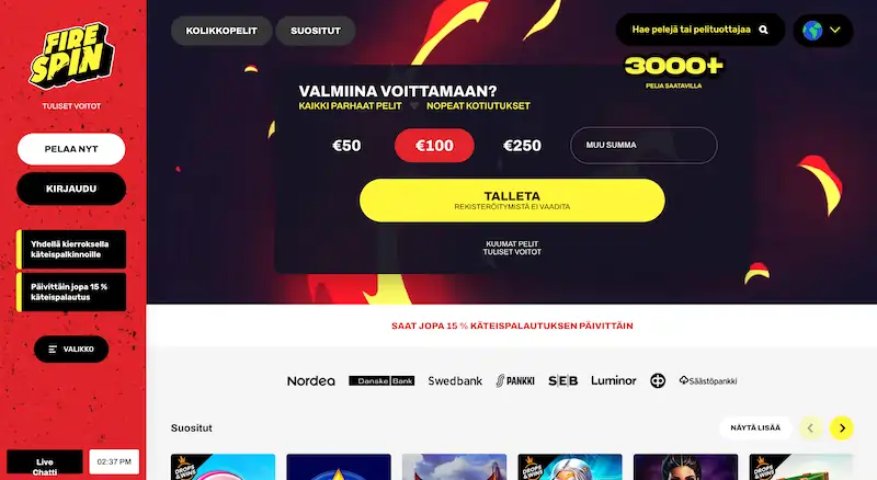 firespin-etusivu