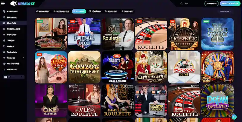 unislots-casino-livepelit