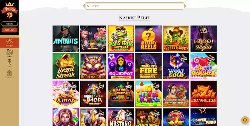 avalon78-pelit
