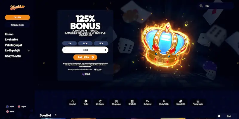 kunkku-kasino-etusivu