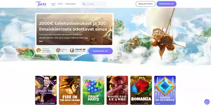 tsars-etusivu