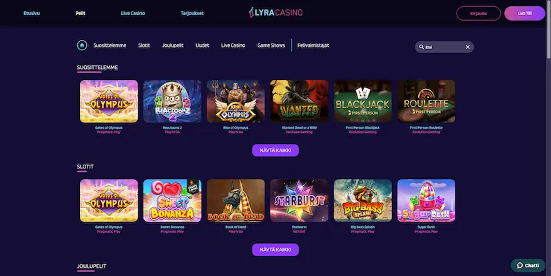 lyra-casino-pelit