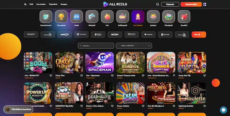 allreels-livekasino
