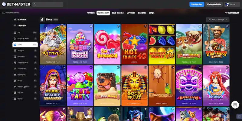 betmaster-pelit