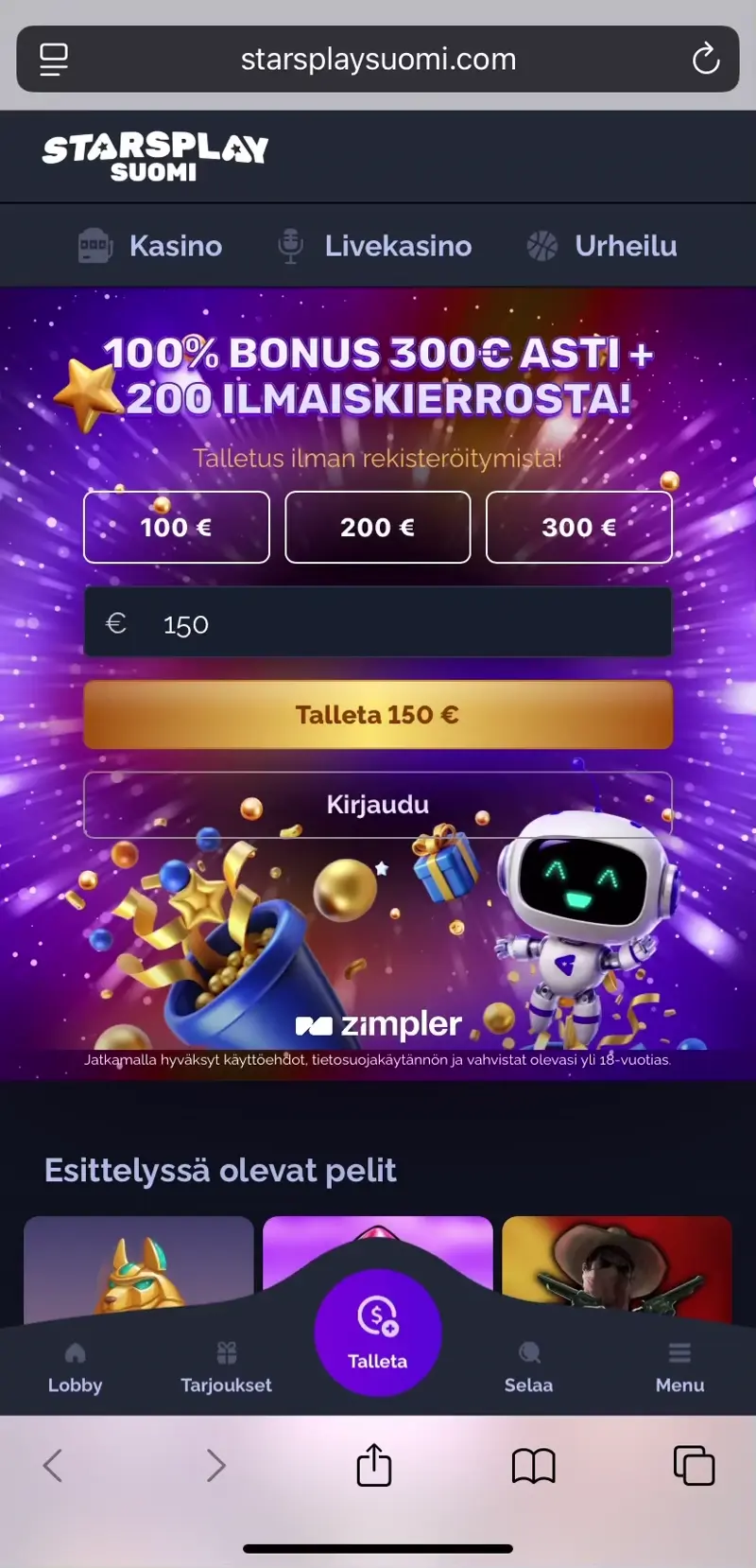 starsplay-casino-esittely