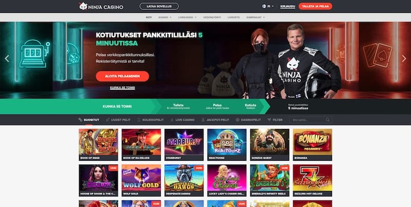 ninjacasino-etusivu